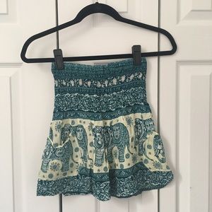 Elephant Print Shorts